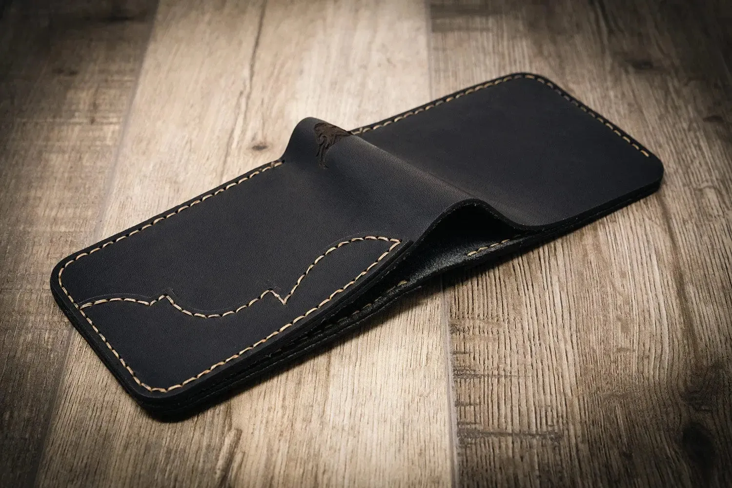 Western Bifold Wallet -  Black