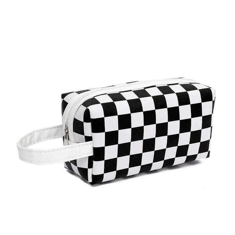 Women Waterproof PU Leather Cosmetic Storage Bags Chess-SA2405-115