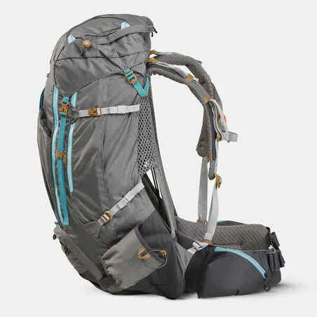 Women's trekking backpack 55 10 l - mt500 air