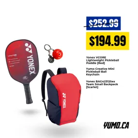 Yonex VCORE Light-Weight Pickleball Paddle   Backpack Bundle